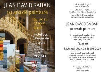 Exposition Pézenas 2016