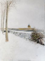 Les quais sous la neige (Toulouse)