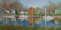 Cabane de pêcheurs à Biganos