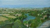 Paysage du Sud - Acrylique sur Toile - 8 x 12