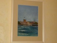 "l'Hôtel Dieu, Toulouse" - Acrylique sur papier