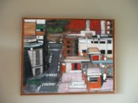 Barcelone, Acrylique sur toile 80x100