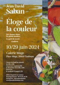 Affiche Eloge de la couleur