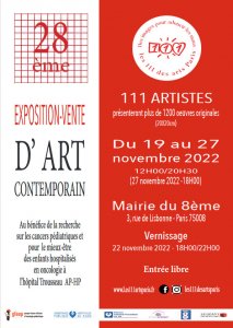 Les 111 des arts 2022 - Paris