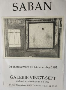 Galerie Vingt-Sept - Toulouse 1993