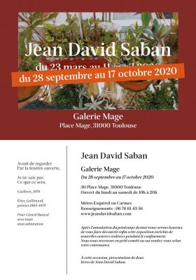 Exposition Galerie Mage septembre 2020