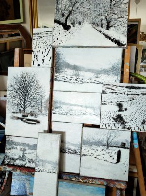 La Joie Secrète - Espace Bouquières - Paysage d'hiver