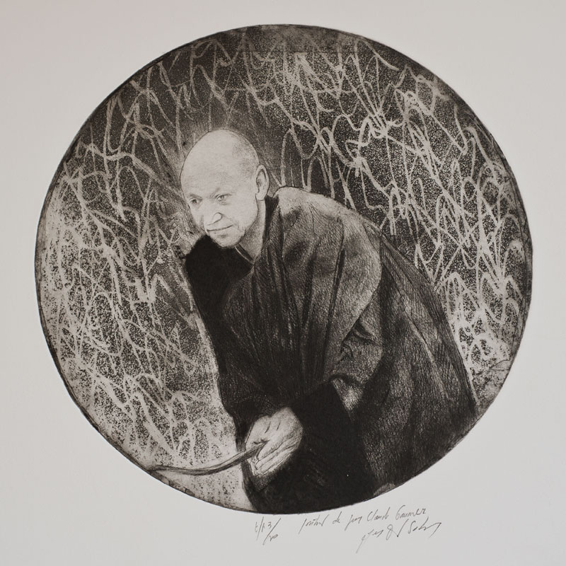 Portrait du moine zen Jean-claude Gaumer